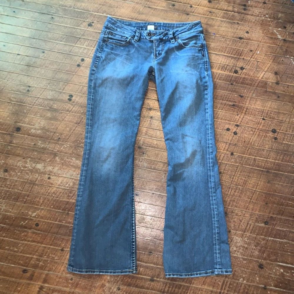 Silver western low rise 29x31 cowboycore bootcut jeans - Picture 1 of 3